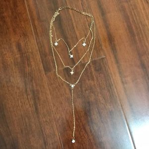 Star layered necklace